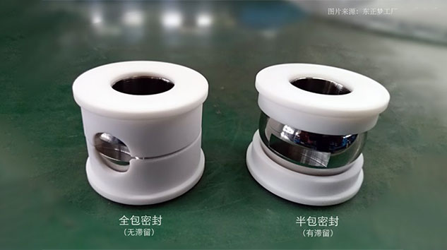 The difference of full seal and half seal for sanitary ball valve